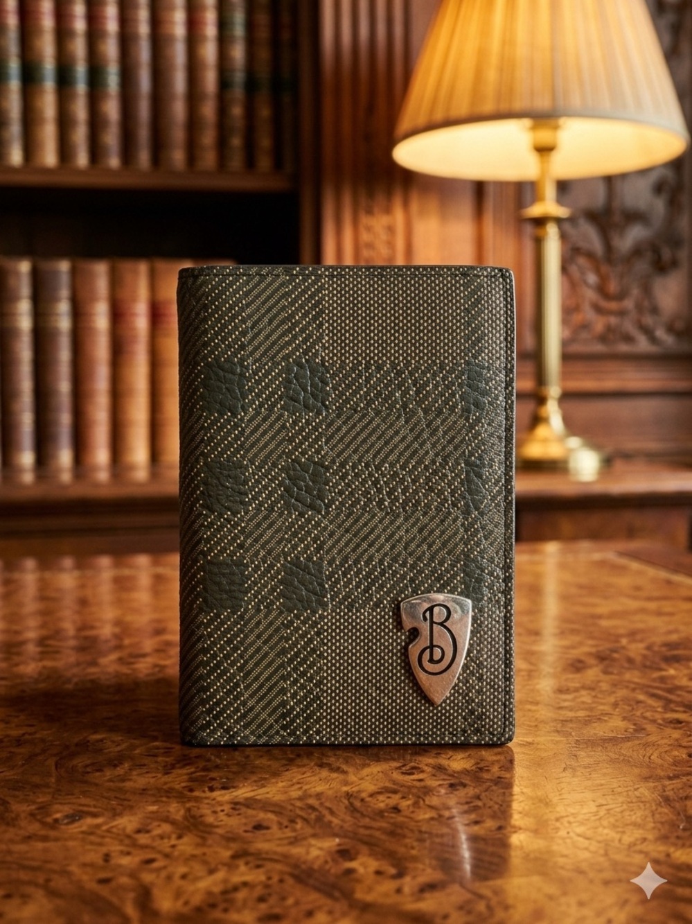Burberry Daniel Lee B-Shield Card Holder Wallet
